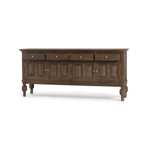 Windsor Sideboard, Handcrafted Solid Hardwood Storage Cabinet 29092-Blue Hand Home
