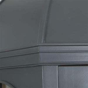 Chambre Dome Display Cabinet w/ Glass Shelves-Blue Hand Home
