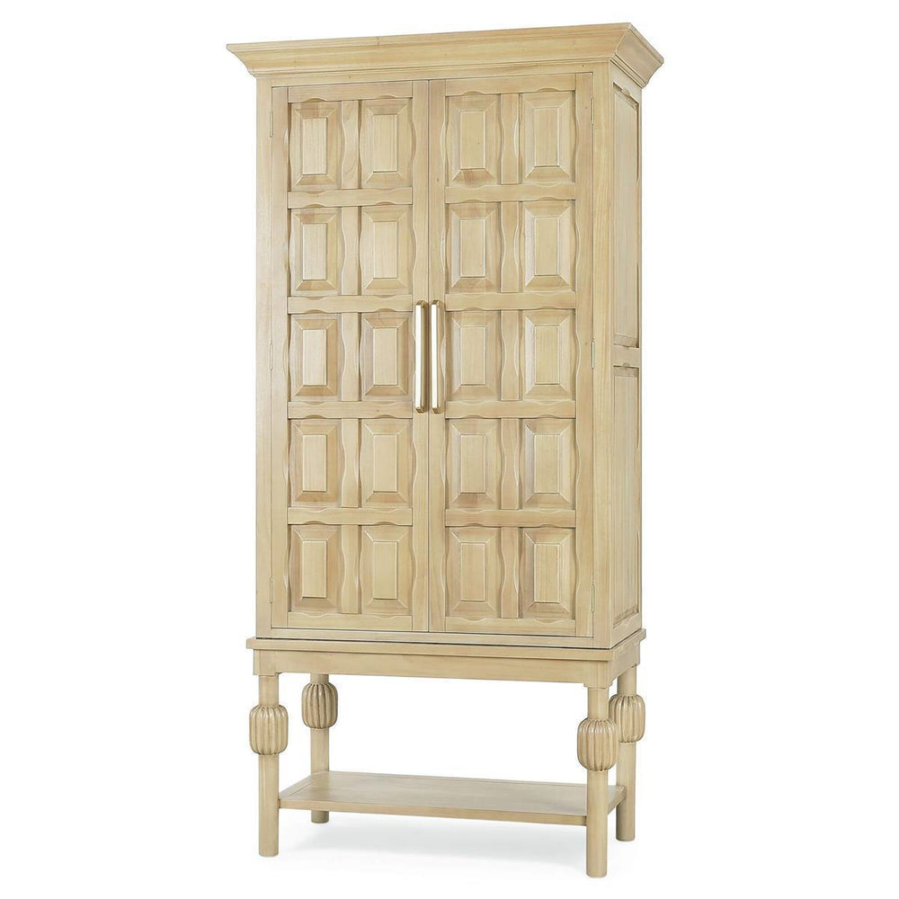 Windsor Cabinet, Handcrafted Solid Hardwood Storage Display Case-Blue Hand Home