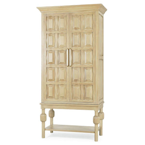 Windsor Cabinet, Handcrafted Solid Hardwood Storage Display Case-Blue Hand Home