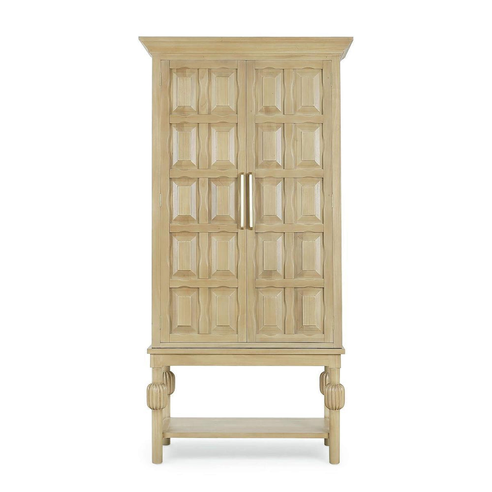 Windsor Cabinet, Handcrafted Solid Hardwood Storage Display Case-Blue Hand Home