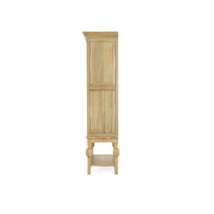 Windsor Cabinet, Handcrafted Solid Hardwood Storage Display Case-Blue Hand Home