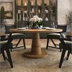 Martinique Round Dining Table 60''-Blue Hand Home
