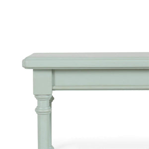 Palmetto Console Table by The Company Handcrafted Solid Hardwood-Blue Hand Home