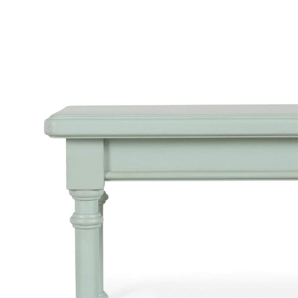 Palmetto Console Table by The Company Handcrafted Solid Hardwood-Blue Hand Home