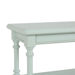 Palmetto Console Table by The Company Handcrafted Solid Hardwood-Blue Hand Home