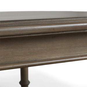 Palmetto Side Table w/ Open Shelves-Blue Hand Home