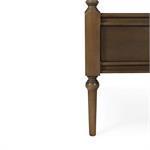 Palmetto Side Table w/ Open Shelf & Drawer-Blue Hand Home
