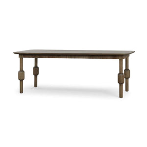 Windsor 84 Inch Solid Hardwood Dining Table by Co.-Blue Hand Home