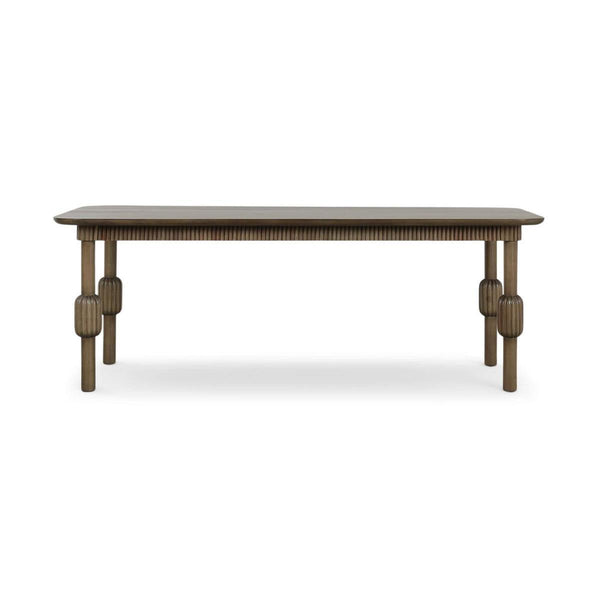 Windsor 84 Inch Solid Hardwood Dining Table by Co.-Blue Hand Home