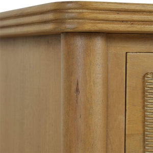 Martinique Open Nightstand w/ Drawer-Blue Hand Home