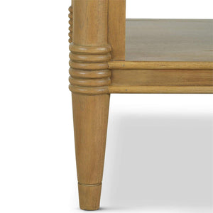 Martinique Open Nightstand w/ Drawer-Blue Hand Home