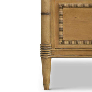 Martinique 6 Drawer Dresser In Solid Hardwood Construction-Blue Hand Home