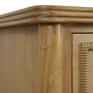 Martinique 6 Drawer Dresser In Solid Hardwood Construction-Blue Hand Home