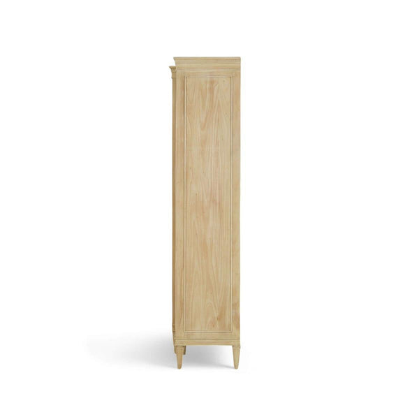 Chambre Display Cabinet w/ Glass Shelves-Blue Hand Home