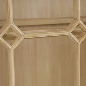 Chambre Display Cabinet w/ Glass Shelves-Blue Hand Home