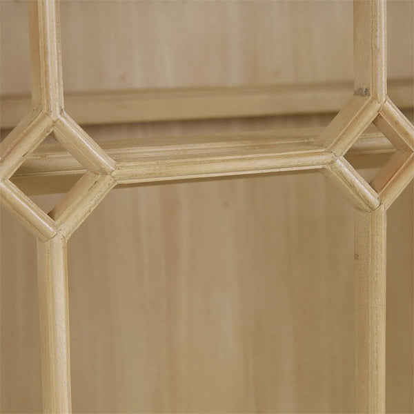 Chambre Display Cabinet w/ Glass Shelves-Blue Hand Home