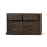 Carmel 6 Drawer Dresser Solid Wood Handcrafted Bedroom Storage Furniture-Blue Hand Home