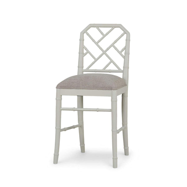 Martinique Low Counter Stool Handcrafted Solid Hardwood Kitchen Furniture 29161-Blue Hand Home