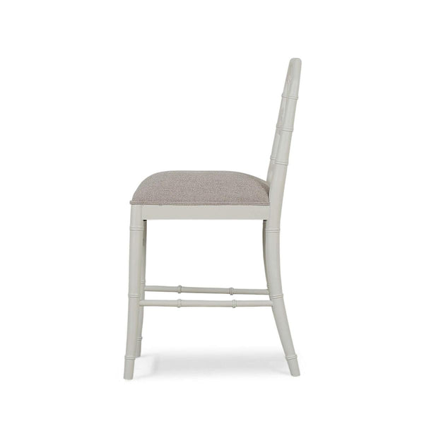 Martinique Low Counter Stool Handcrafted Solid Hardwood Kitchen Furniture 29161-Blue Hand Home