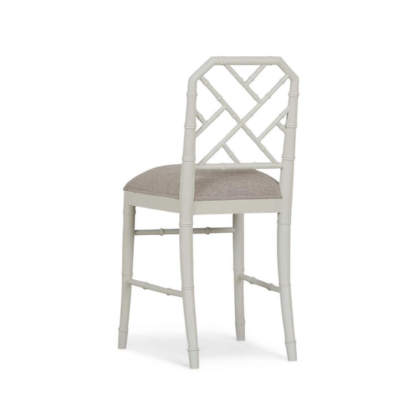Martinique Low Counter Stool Handcrafted Solid Hardwood Kitchen Furniture 29161-Blue Hand Home