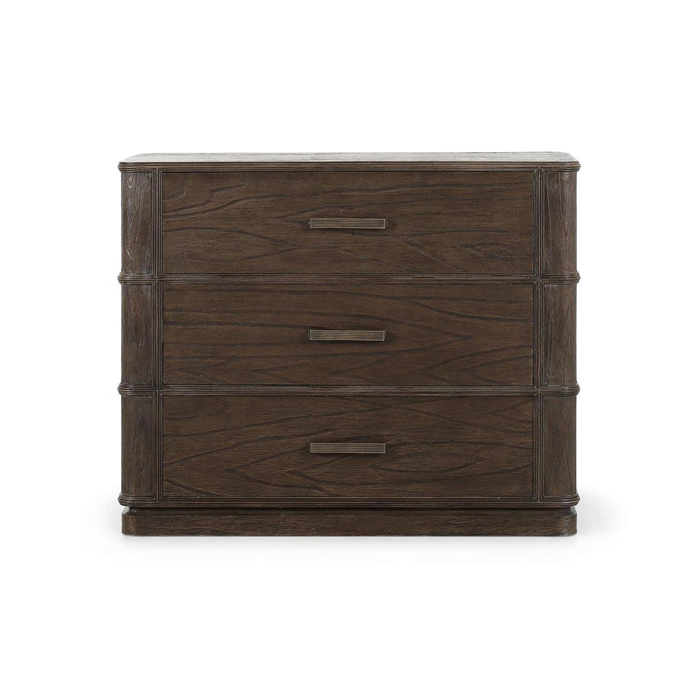 Carmel 3 Drawer Dresser In Solid Hardwood, Handcrafted Design-Blue Hand Home