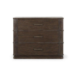 Carmel 3 Drawer Dresser In Solid Hardwood, Handcrafted Design-Blue Hand Home