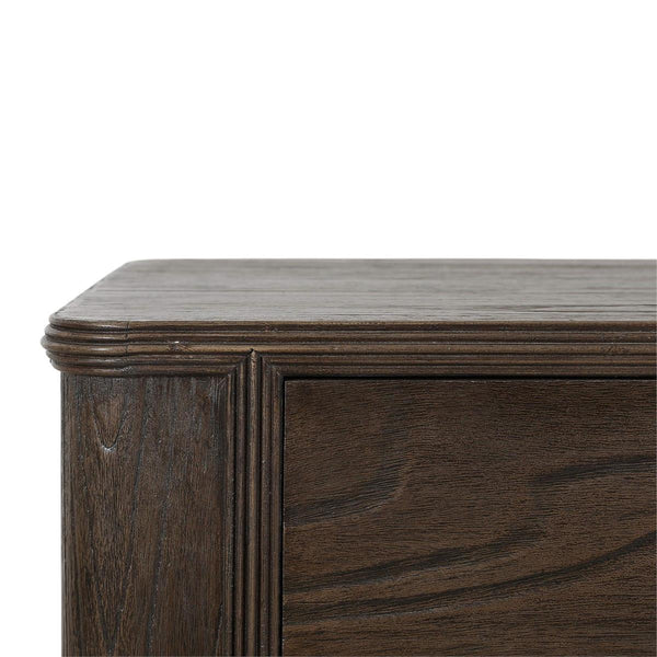 Carmel 3 Drawer Dresser In Solid Hardwood, Handcrafted Design-Blue Hand Home