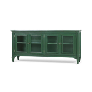 Chinois Sideboard by Furniture Handcrafted Solid Hardwood Storage Cabinet-Blue Hand Home