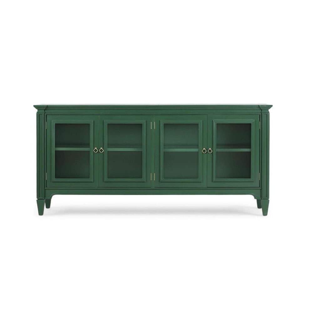 Chinois Sideboard by Furniture Handcrafted Solid Hardwood Storage Cabinet-Blue Hand Home