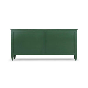Chinois Sideboard by Furniture Handcrafted Solid Hardwood Storage Cabinet-Blue Hand Home