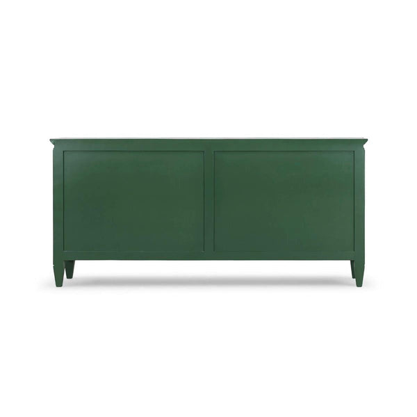 Chinois Sideboard by Furniture Handcrafted Solid Hardwood Storage Cabinet-Blue Hand Home
