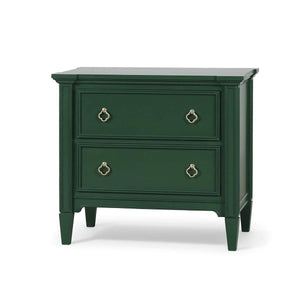 Chinois 2 Drawer Nightstand-Blue Hand Home