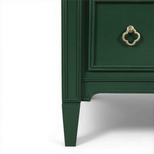 Chinois 2 Drawer Nightstand-Blue Hand Home