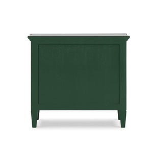 Chinois 2 Drawer Nightstand-Blue Hand Home