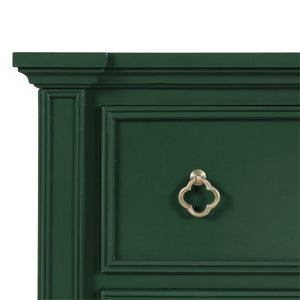 Chinois 2 Drawer Nightstand-Blue Hand Home