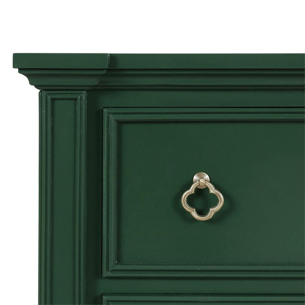 Chinois 2 Drawer Nightstand-Blue Hand Home