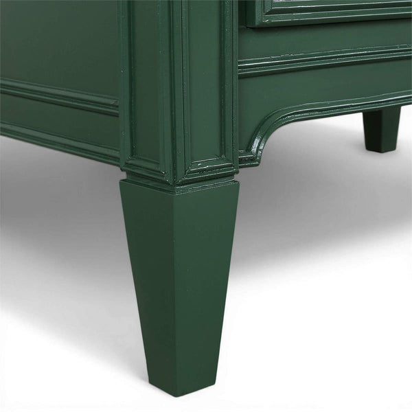 Chinois 2 Drawer Nightstand-Blue Hand Home