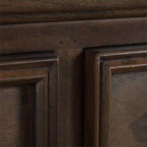 Chinois 6 Drawer Dresser - Handcrafted Solid Wood Bedroom Storage-Blue Hand Home