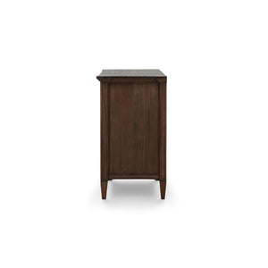 Chinois 6 Drawer Dresser - Handcrafted Solid Wood Bedroom Storage-Blue Hand Home
