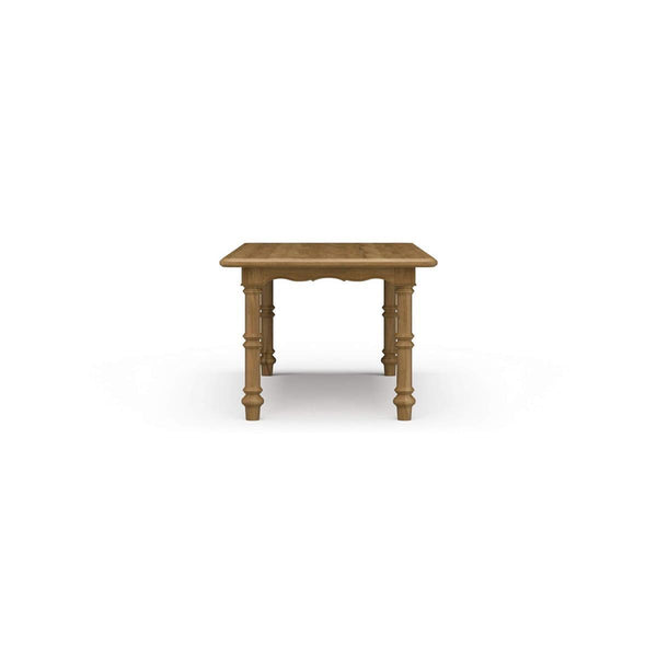Palmetto Solid Hardwood Rectangular Dining Table 84 Inch-Blue Hand Home