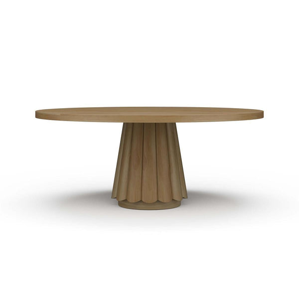 Camille Round Dining Table 72''-Blue Hand Home