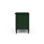Chinois Nightstand w/ Drawer & Open Shelf-Blue Hand Home