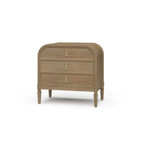 Langford 3 Drawer Nightstand-Blue Hand Home