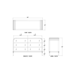 Langford 6 Drawer Dresser-Blue Hand Home
