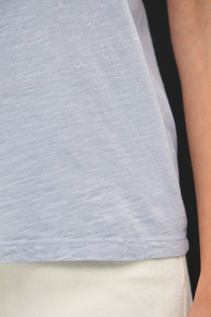 New Shade-Garment Dyed Cotton Slub Tee