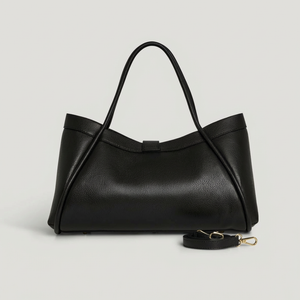 Elegant Large Genuine Leather Bag Made In Italy – 45x25x20