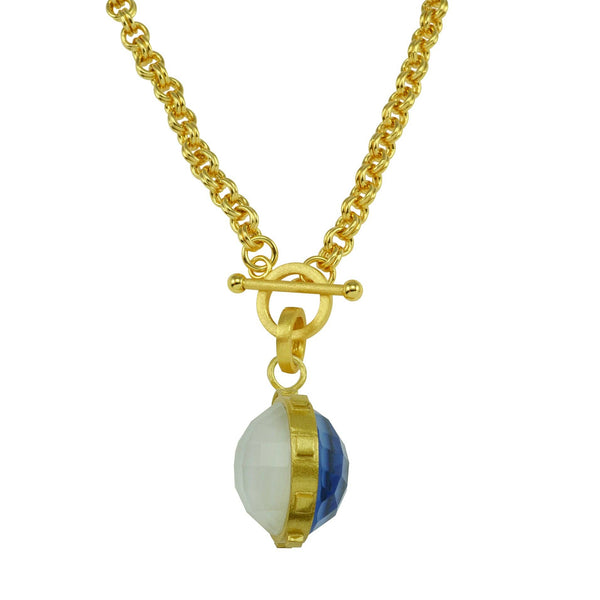 GISELE NECKLACE-Blue Hand Home
