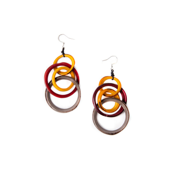 Yazmine Earrings-Blue Hand Home