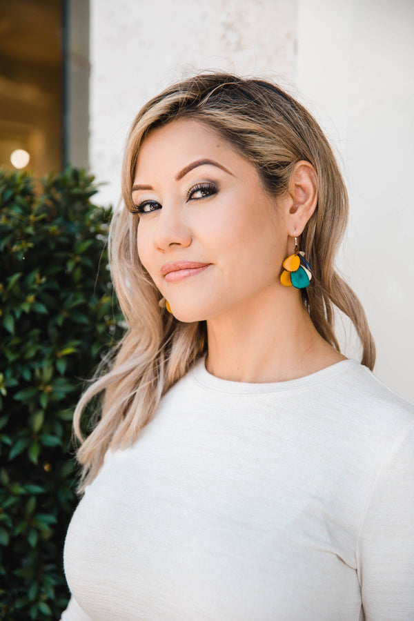 Mariposa Earrings-Blue Hand Home